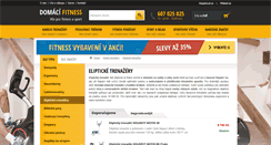 Desktop Screenshot of elipticke-trenazery.cz